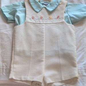 Good Lad White and Light Blue Kids Set XL-24 Months Boys
